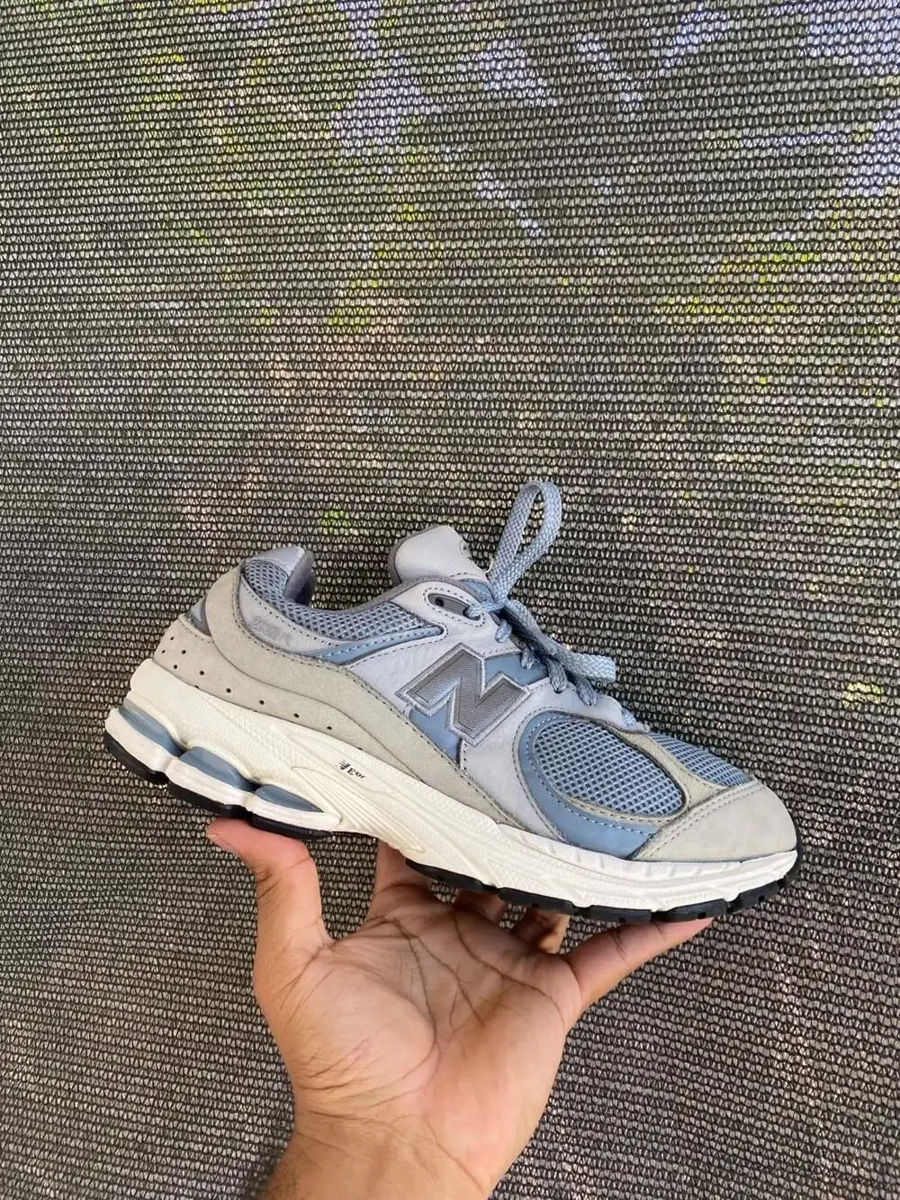 New Balance 2002R 'Rain Cloud' Light Blue Mesh Sneakers ML2002RR